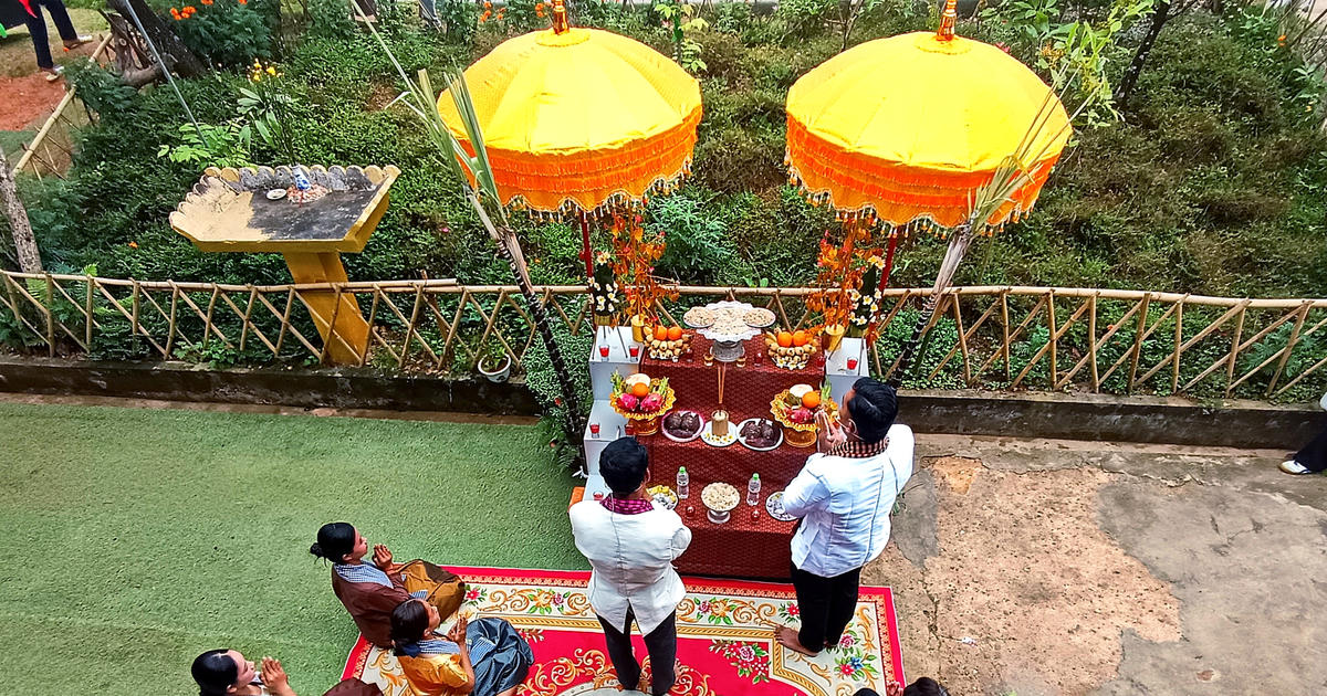 Tái hiện lễ cúng trăng của đồng bào Khmer