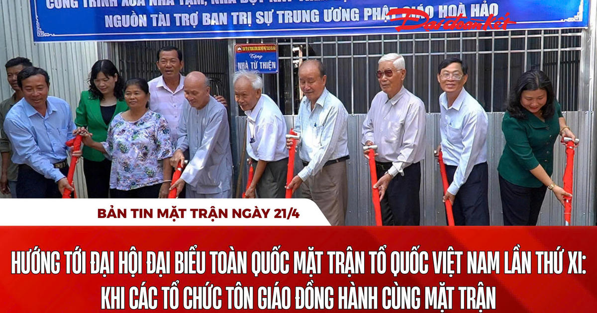 Bản tin Mặt trận sáng 21/4