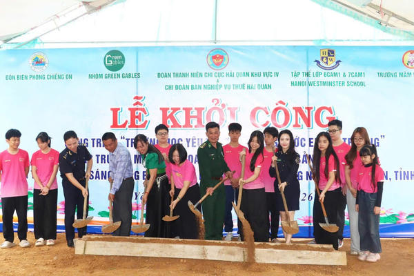 Khởi công 'Trường học yêu thương - Nâng bước em đến trường': Dựng xây ước mơ cho trẻ em Xinh Mun