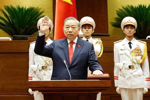 [Ảnh] Chủ tịch nước Tô Lâm tuyên thệ và phát biểu nhậm chức