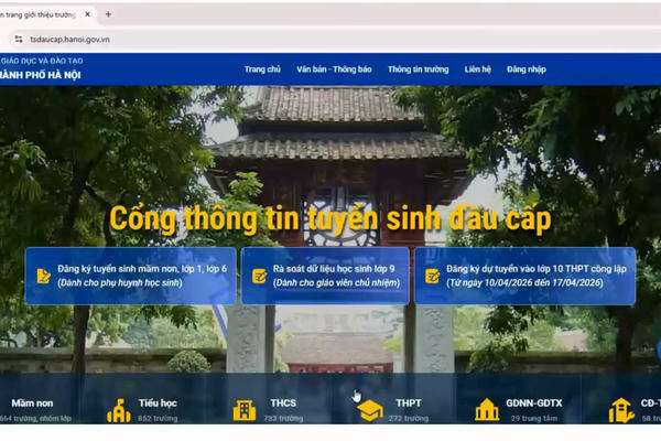 Các bước đăng ký nguyện vọng dự thi vào lớp 10 THPT công lập tại Hà Nội 