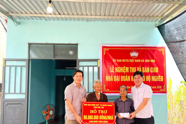 Đắk Lắk: Trao nhà Đại đoàn kết - lan tỏa nghĩa tình vì người nghèo