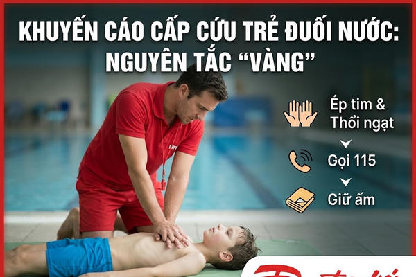  Cấp cứu trẻ đuối nước -tránh những sai lầm nguy hiểm 