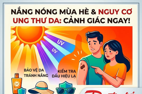 Cảnh giác nguy cơ ung thư da trong mùa hè