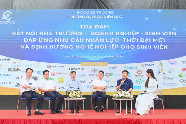 Ngày hội tuyển dụng 2026 tại Trường Đại học Điện lực: Hàng nghìn cơ hội việc làm cho sinh viên