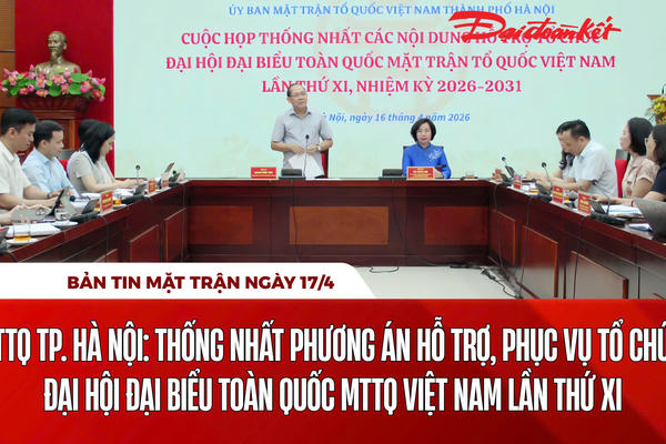 Bản tin Mặt trận sáng 17/4