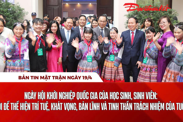 Bản tin Mặt trận sáng 19/4