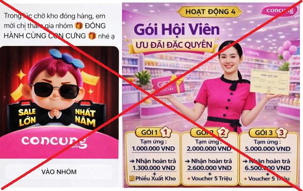 Bị mất gần 01 tỷ đồng khi làm nhiệm vụ online trên nhóm “Đồng hành cùng Con Cưng”