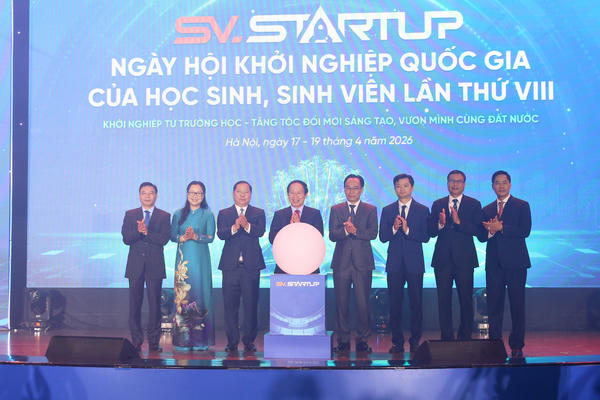 Ngày hội Khởi nghiệp quốc gia của học sinh, sinh viên: Cơ hội để thể hiện trí tuệ, khát vọng, bản lĩnh và tinh thần trách nhiệm của tuổi trẻ