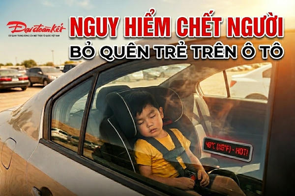 Tuyệt đối không để trẻ trên ô tô một mình
