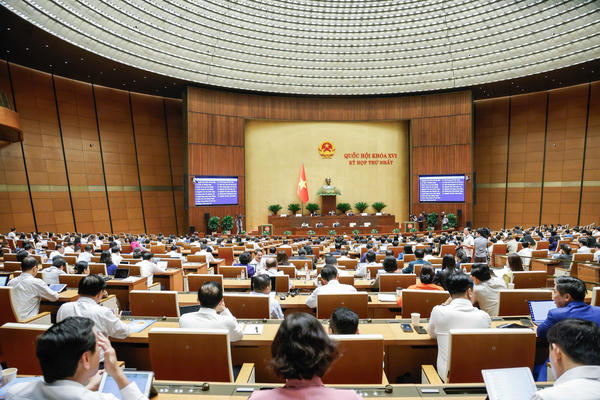 [Ảnh] Quốc hội thảo luận về đầu tư công, kế hoạch tài chính quốc gia 5 năm tới