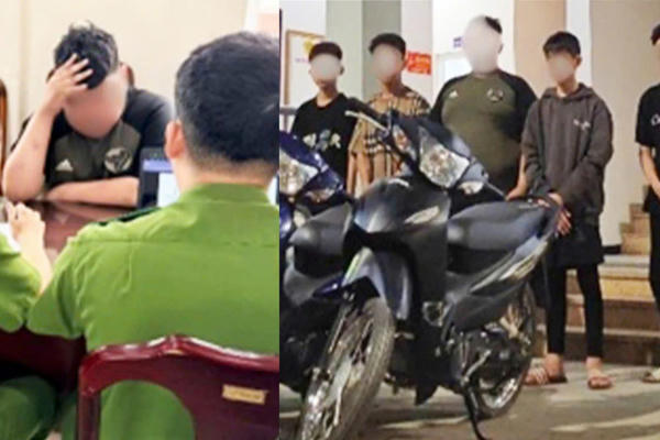 Truy xét làm rõ ổ nhóm 6 đối tượng “nhí” gây ra hàng loạt vụ trộm cắp xe máy ở Hà Nội