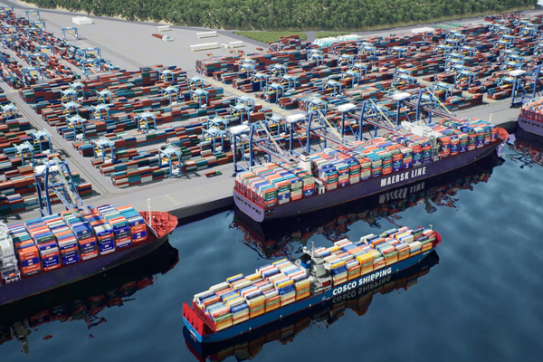 Khởi công dự án đầu tư tổng thể bến cảng container Liên Chiểu quy mô gần 2 tỷ USD