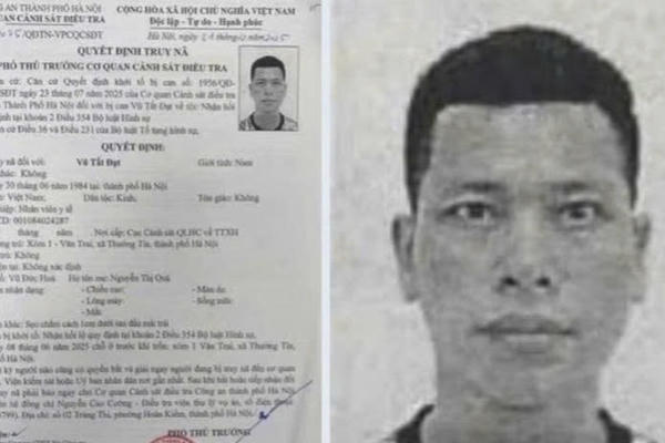 Truy nã đối tượng Vũ Tất Đạt