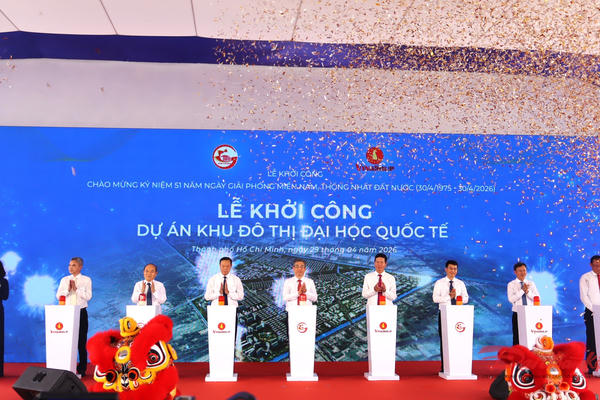 TP Hồ Chí Minh khởi công Khu đô thị Đại học Quốc tế quy mô gần 880 ha chào mừng kỷ niệm 30/4 và 1/5