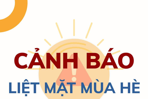 Nguy cơ liệt mặt giữa mùa hè