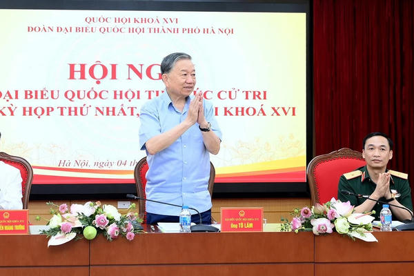 Tổng Bí thư, Chủ tịch nước Tô Lâm tiếp xúc cử tri thành phố Hà Nội sau Kỳ họp thứ nhất, Quốc hội khóa XVI