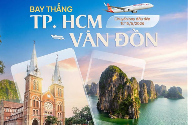 Từ 15/6, khai thác đường bay Vân Đồn - TP Hồ Chí Minh với 4 chuyến/tuần