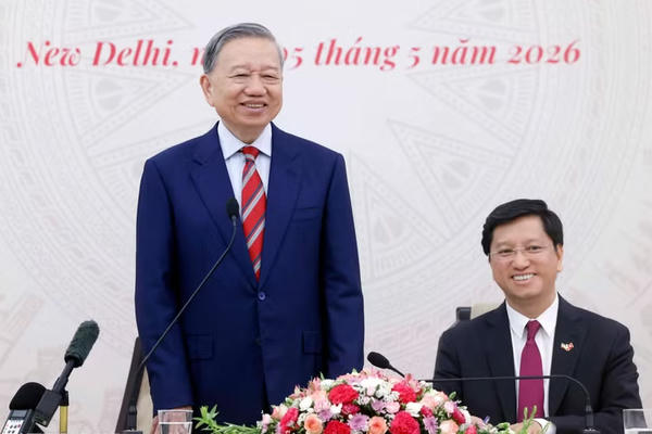 Tổng Bí thư, Chủ tịch nước Tô Lâm gặp gỡ cộng đồng người Việt Nam tại Ấn Độ