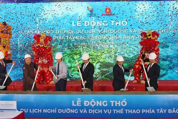 Điện Biên: Động thổ dự án được xây dựng theo mô hình 'thành phố trong lòng thành phố'