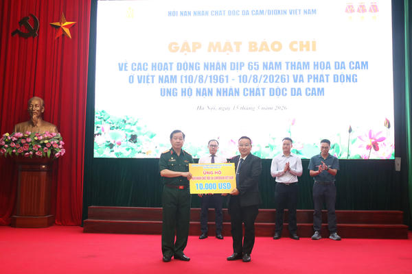 Phát động ủng hộ nạn nhân chất độc da cam năm 2026