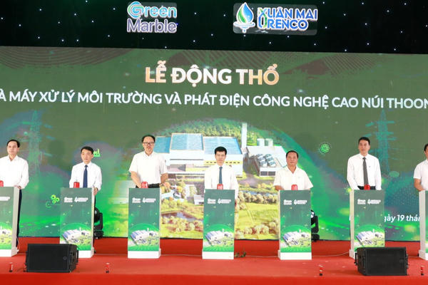 Hà Nội: Chính thức khởi công Nhà máy điện rác Núi Thoong tổng vốn đầu tư khoảng 5.250 tỉ đồng