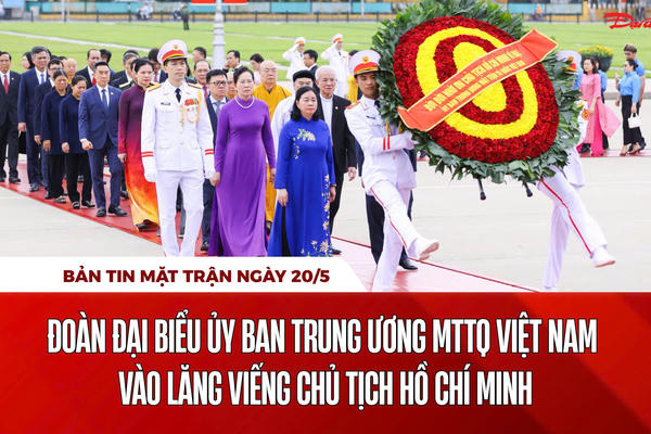 Bản tin Mặt trận sáng 20/5