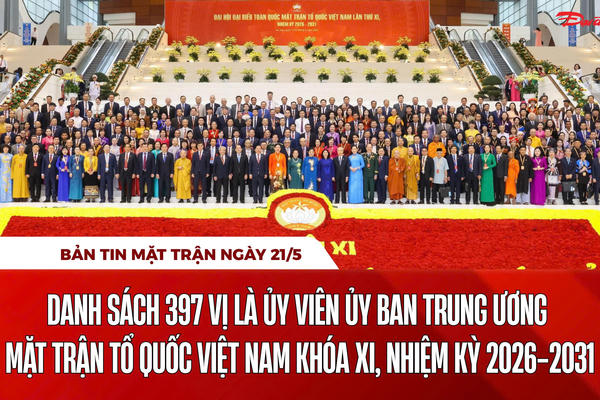 Bản tin Mặt trận sáng 21/5