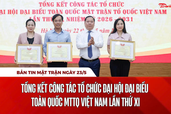 Bản tin Mặt trận sáng 23/5 Bản tin Mặt trận sáng 23/5