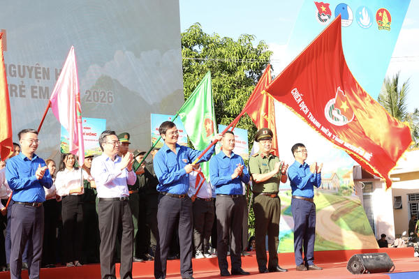 Ra quân Chiến dịch Thanh niên tình nguyện Hè và hưởng ứng Tháng hành động vì trẻ em năm 2026 Ra quân Chiến dịch Thanh niên tình nguyện Hè và hưởng ứng Tháng hành động vì trẻ em năm 2026