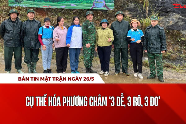 Bản tin Mặt trận sáng 26/5