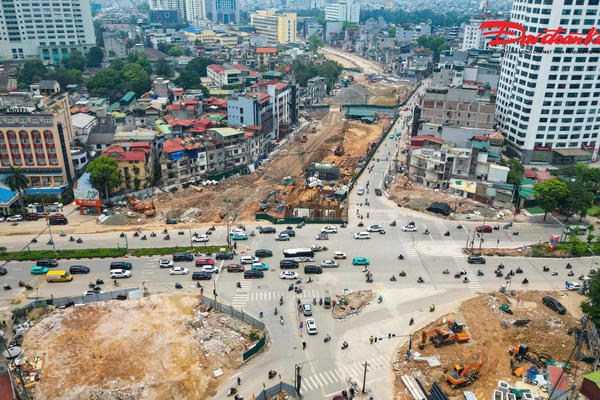 Hà Nội điều chỉnh giao thông nút La Thành - Nguyễn Chí Thanh phục vụ thi công metro tuyến số 5