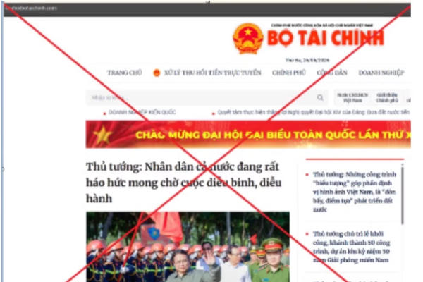 Cảnh báo tình trạng giả mạo Bộ Tài chính để lừa đảo