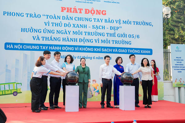 Hà Nội: Phát động toàn dân chung tay bảo vệ môi trường, vì Thủ đô xanh- sạch- đẹp