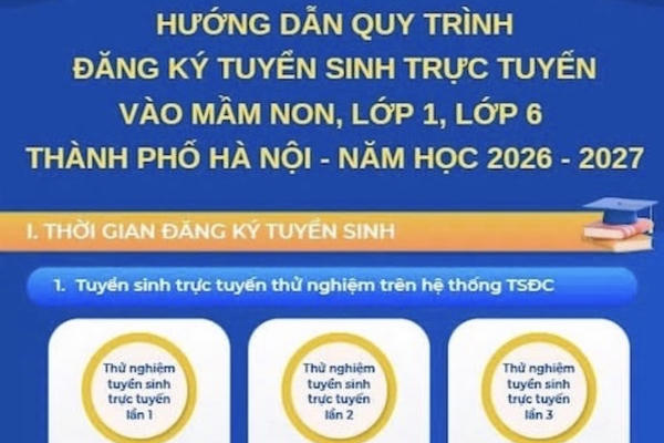 Đăng ký tuyển sinh đầu cấp, phụ huynh lưu ý điểm mới về bản đồ số GIS