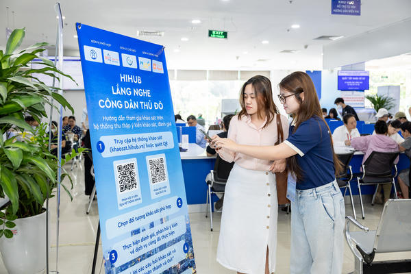 Ra mắt Cổng khảo sát độc lập HIHUB phục vụ đánh giá dịch vụ công Hà Nội
