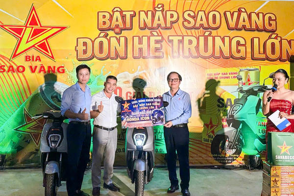 Người Hà Tĩnh trúng xe Honda 29,5 triệu từ một lon bia đất Nghệ quen thuộc