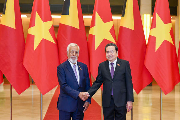 Chủ tịch Quốc hội Trần Thanh Mẫn hội kiến Thủ tướng Timor-Leste 