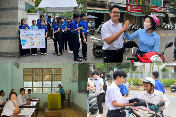 Những khoảnh khắc mùa thi ở miền Trung