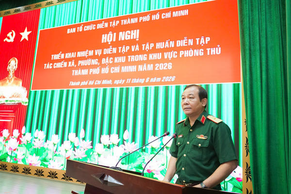 Diễn tập tác chiến trong khu vực phòng thủ TP Hồ Chí Minh