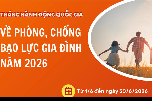[Infographic] Tháng hành động quốc gia về phòng, chống bạo lực gia đình: “Chấm dứt bạo lực, vun đắp yêu thương”