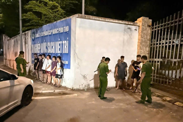 Phú Thọ: Vây bắt nhóm thanh niên "hung hãn" gây rối trật tự công cộng
