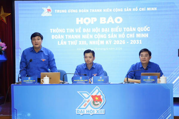 Gần 800 đại biểu tham dự Đại hội Đoàn toàn quốc lần thứ XIII
