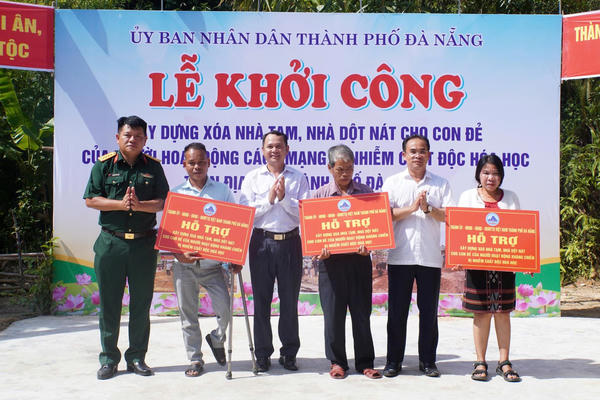 Đà Nẵng: Khởi công nhà ở cho con nạn nhân chất độc da cam