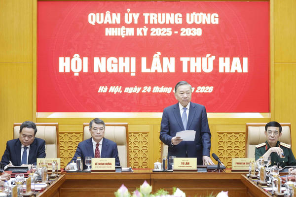 Tổng Bí thư, Chủ tịch nước Tô Lâm chủ trì Hội nghị Quân ủy Trung ương 