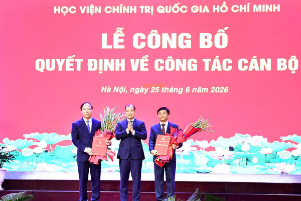 Công quyết định bổ nhiệm lại Giám đốc Học viện Báo chí và Tuyên truyền 