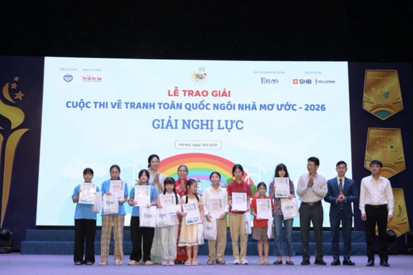 Gala trao giải “Ngôi nhà mơ ước” 2026 và phát động Cuộc thi “Trường học hạnh phúc” lần thứ I