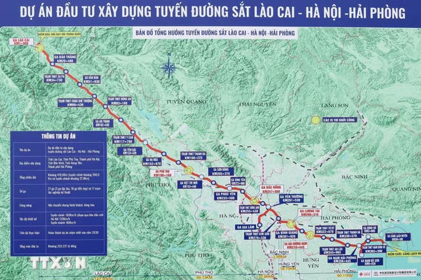 Lập Hội đồng thẩm định điều chỉnh Dự án đường sắt Lào Cai-Hà Nội-Hải Phòng