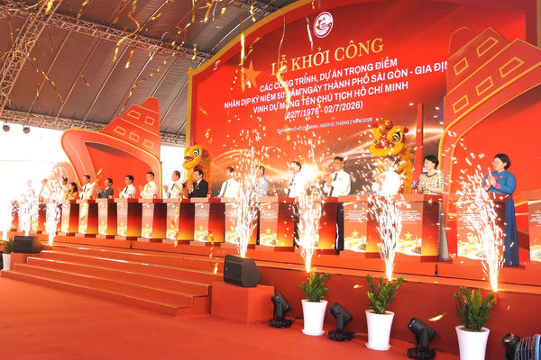 TP Hồ Chí Minh đồng loạt khởi công 8 công trình, dự án trọng điểm