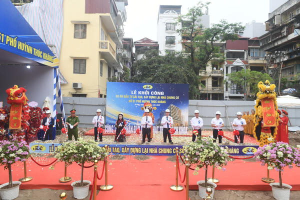 Hà Nội khởi công dự án chung cư tại khu "đất vàng" 51 Huỳnh Thúc Kháng